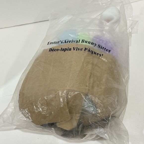 Avon 2008 Easter Bunny Melted Plastic Color Changing Egg Painter Shelf Sitter - Picture 17 of 17